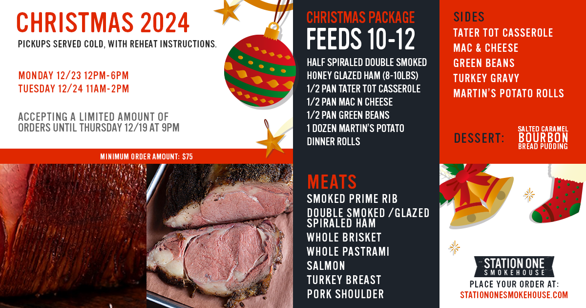 Christmas 2024 Special Menu Is Now Available!